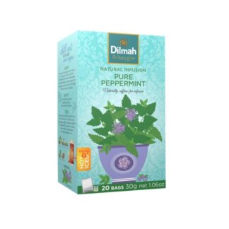 Мятный чай Dilmah Peppermint, 20 пакетиков, 30 г (Dilmah Peppermint Tea, 20 sachets 30 g)