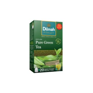 Зелёный чай Dilmah Pure Green Tea, 20 пакетиков, 30 г (Dilmah Pure Green Tea, 20 sachets 30 g)