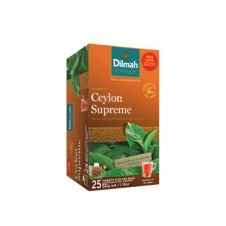 Чёрный цейлонский чай Dilmah Ceylon Supreme, 25 пакетиков, 50 г (DILMAH Tea Ceylon Supreme 50 g (25 sachets))