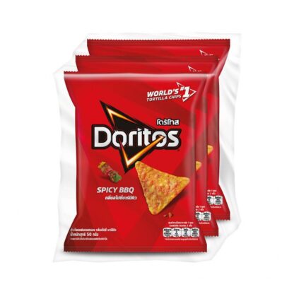 Кукурузные чипсы Doritos «Острый барбекю», 50 г, набор 3 шт. (DORITOS Corn Tortilla Chip Spicy BBQ 50g x3)
