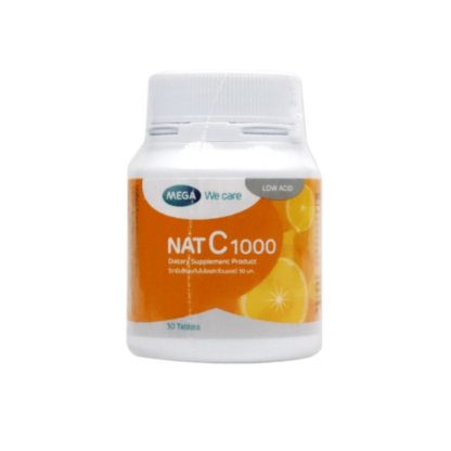 Витамин C Mega We Care Nat-C 1000 мг, 30 таблеток (Mega We Care Nat-C 1000 mg 30 tablets)