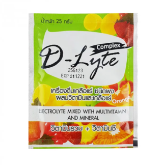Электролит D-Lyte Complex со вкусом апельсина, 1 пакетик 25 г (D-Lyte Complex Orange Electrolyte 25 g sachet)