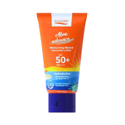 Солнцезащитный крем Po Care Aloe Advance HydroActive SPF50+ PA++++, 45 мл (Po Care Aloe Advance HydroActive SPF50+ PA++++ 45 ml)