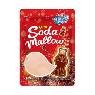 Маршмеллоу Erko Soda Mallow со вкусом колы, 45 г (Erko Cola Soda Mallow 45g)