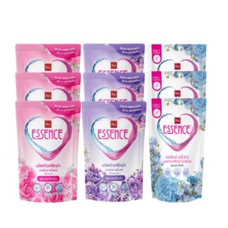 Жидкое средство для стирки Essence для нижнего белья, розово-фиолетовое (запасной пакет), 400 мл (ESSENCE Liquid Laundry Detergent Pink and Purple for Underwear Refill 400ml)