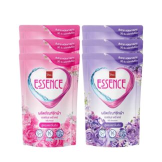 Жидкое средство для стирки Essence «Розовый и фиолетовый», сменный пакет, 400 мл (ESSENCE Liquid Laundry Detergent Pink and Purple Refill 400ml)