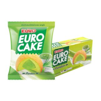 Пирожное Euro Cake с пандановым вкусом, 17 г (EURO Cake Pandan 17g)