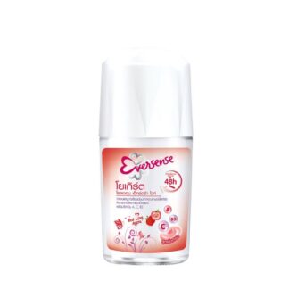 Шариковый дезодорант Eversense Extra White Yogurt с красным яблоком, 25 мл (EVERSENSE Roll-On Extra White Yogurt Red Love Apple 25ml)