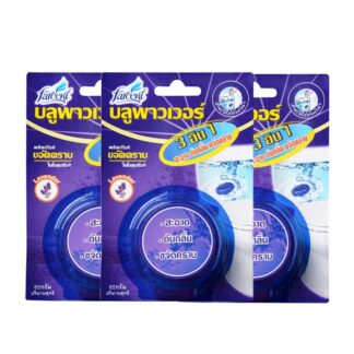 Блок для унитаза Farcent Blue Power «Лаванда», 65 г, набор 3 шт. (FARCENT Blue Power Toilet Block Lavender 65g x3)