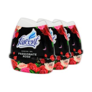 Гелевый ароматизатор Farcent «Страстная роза», 200 г, набор 3 шт. (FARCENT Gel Farcent Passionate Rose 200g x3)