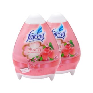 Гелевый ароматизатор Farcent в форме яйца «Персик», 170 г, набор 2 шт. (FARCENT Scented Egg Gel Peach 170g x2)