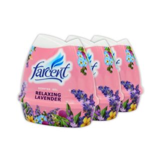 Гелевый ароматизатор Farcent «Лаванда», 200 г, набор 3 шт. (FARCENT Scented Gel Lavender 200g x3)