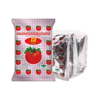 Крекер-снек FF с томатным вкусом, 58 г, набор 3 шт. (FF Cracker Snack Tomato Crispy 58g x3)