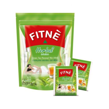 Травяной чай для похудения Fitne с зелёным чаем, мёдом и лимоном, 15 пакетиков