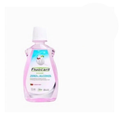 Ополаскиватель для рта Fluocaril Zero Alcohol Cherry Mint, 500 мл (Fluocaril Mouthwash Zero Alcohol Cherry Mint 500 ml)