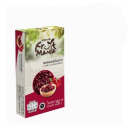 Сушёная клюква Fruit Mania, 250 г (Fruit Mania Dried Cranberries 250 g)