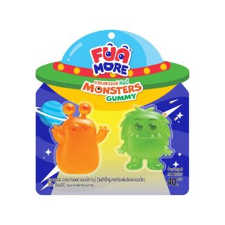 Мармелад Funmore Monsters со вкусом апельсина и яблока, 40 г (Funmore Monsters Orange and Apple Gummy 40g)