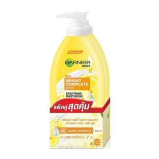Молочко для тела Garnier Body Bright Complete Extra Whitening с УФ-защитой, 400 мл, набор 2 шт. (Garnier Body Bright Complete Extra Whitening Repairing Serum Milk UV 400 ml x2)
