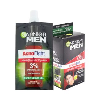 Сыворотка против акне Garnier Men Acno Fight, 7 мл, набор 6 шт. (Garnier Men Acno Fight Acne Fighting Whitening Serum 7 ml x6)