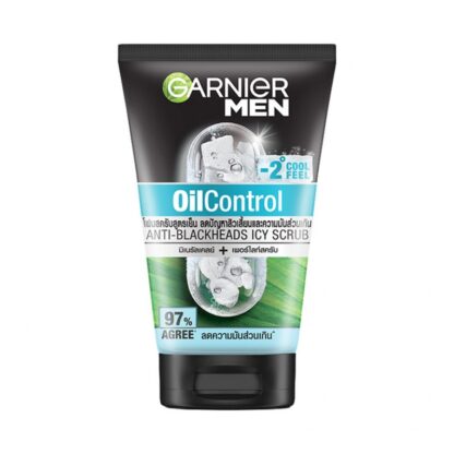 Мужской скраб для лица Garnier Men Oil Control Icy, 100 мл (Garnier Men Oil Control Icy Scrub 100 ml)