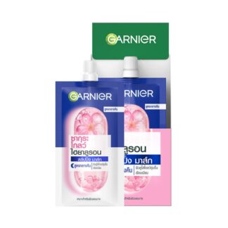 Ночная маска для лица Garnier Sakura Glow, 7 мл, набор 6 шт. (Garnier Sakura Glow Sleeping Mask 7 ml x6)