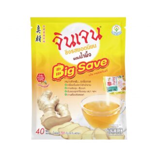 Растворимый имбирный напиток с мёдом Gingen, 720 г (Gingen Instant Ginger Tea with Honey 720 g, набор 18 шт. (40 sachets) x18)