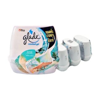 Гелевый ароматизатор Glade «Океанский бриз», 180 г, набор 3 шт. (GLADE Scented Gel Ocean Escape 180g x3)