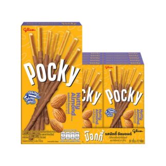 Палочки Glico Pocky с миндалём, 39 г (GLICO Pocky Biscuit Almond 39g)