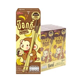 Палочки Glico Pocky шоколад-банан, 25 г (GLICO Pocky Choco Banana 25g)