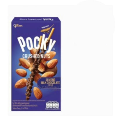 Палочки Glico Pocky Crushed Nuts с миндалём в молочном шоколаде, 25 г (GLICO Pocky Crushed Nuts Almond Milk Chocolate 25 g)