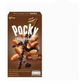 Палочки Glico Pocky Crushed Nuts с миндалём в тёмном шоколаде, 25 г (GLICO Pocky Crushed Nuts Almond Noir Chocolate 25 g)