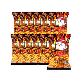 Печенье-палочки Grinny со вкусом сладкого чили и барбекю, 18 г (GRINNY Biscuit Stick Sweet Chilli Barbecue Flavour 18g)