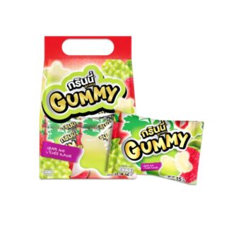 Жевательный мармелад Grinny «Звёздочки», виноград и личи, 15 г (GRINNY Pectin Gummy Star Grape and Lychee Flavor 15g)