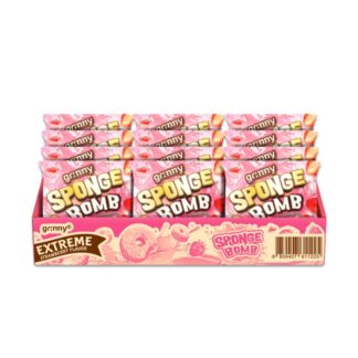 Снек Grinny Sponge Bomb Extreme с клубникой, 15 г (GRINNY Sponge Bomb Snack Extreme Strawberry Flavor 15g)