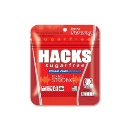 Леденцы без сахара Hacks классические, 20,5 г (HACKS Sugar Free Candy Regular 20.5g)