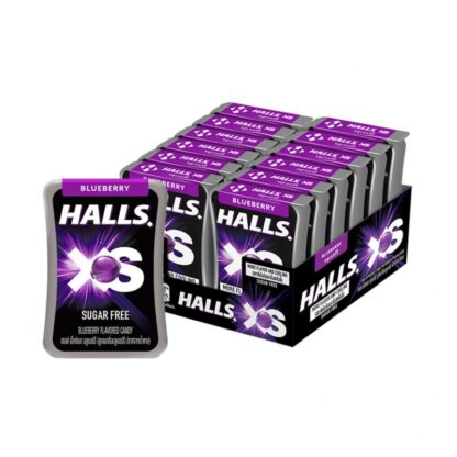 Леденцы Halls XS с черникой, 12 г (HALL'S XS Blueberry 12g)