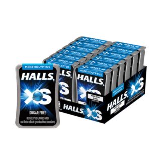 Леденцы Halls XS ментол-эвкалипт, 12 г (HALL'S XS Mentho-Lyptus 12g)