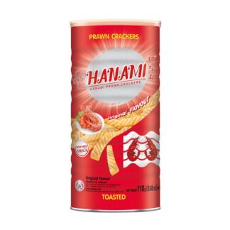 Креветочные крекеры Hanami в банке, 110 г (HANAMI Prawn Cracker Can 110g)