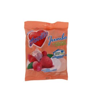 Леденцы Hartbeat Jumbo со вкусом личи, 125 г (25 шт.) (Hartbeat Jumbo Lychee Candy 125g (25 pcs))