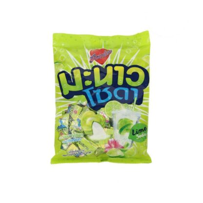 Леденцы Hartbeat со вкусом лайма и содовой с шербетом, 300 г (100 шт.) (Hartbeat Lime Soda with Sherbet Candy 300g (100 pcs))
