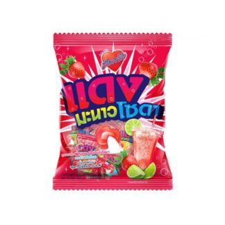 Леденцы Hartbeat со вкусом клубники и лаймовой содовой, 300 г (100 шт.) (Hartbeat Strawberry Lime Soda Candy 300g (100 pcs))