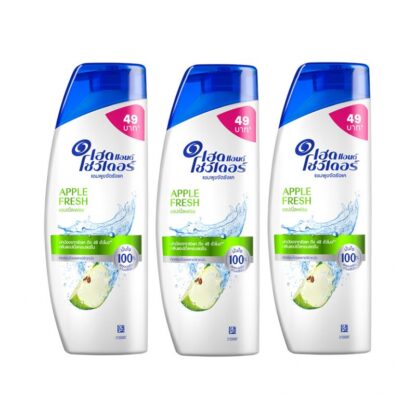 Шампунь против перхоти Head & Shoulders Apple Fresh с яблоком, 120 мл, набор 3 шт. (Head & Shoulders Shampoo Apple Fresh 120 ml x3)