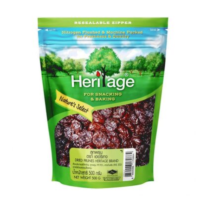 Чернослив без косточек Heritage, 500 г (HERITAGE Dried Prunes Seedless 500g)