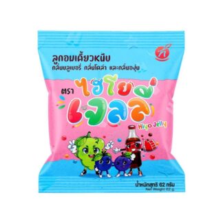 Желе Hiyo со вкусом черники, колы и винограда, 62 г (Hiyo Jelly Blueberry Cola Grape 62g)