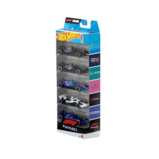 Набор машинок Hot Wheels Formula 1, 5 шт. (HOT WHEELS Formula 1 5-Car Assorted Set)