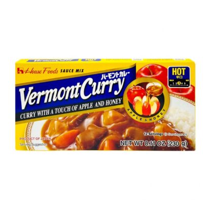 Японское карри House Vermont Curry острое, 230 г (HOUSE Vermont Curry Hot 230g)