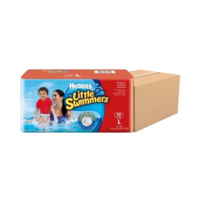 Трусики для плавания Huggies Little Swimmers, размер L, 10 шт., набор 8 шт. (HUGGIES Little Swimmers Swim Pants Size L 10pcs x8)