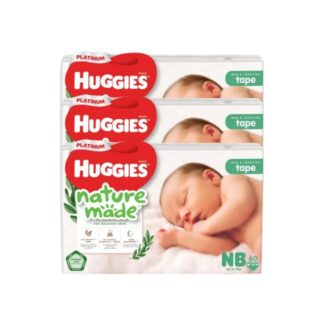 Подгузники на липучках Huggies Naturemade Super Premium, размер NB (HUGGIES Naturemade Super Premium Tape Diapers Size NB)