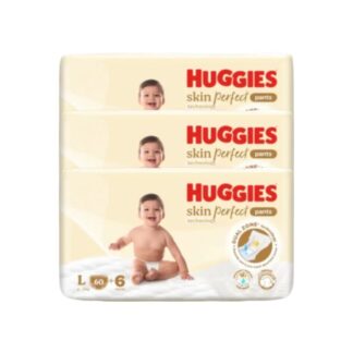 Подгузники-трусики Huggies Skin Perfect Technology Premium, размер L, 60 шт. (HUGGIES Skin Perfect Technology Premium Pants Size L 60pcs)