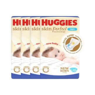Подгузники на липучках Huggies Skin Perfect Technology Premium, размер NB (HUGGIES Skin Perfect Technology Premium Tape Diapers Size NB)